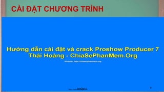 CÀI ĐẶT CHƯƠNG TRÌNH
6
NHÓM 4
https://dethihocsinhgioi.net/
 