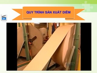 QUY TRÌNH SẢN XUẤT DIÊM
 