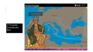 3ª Cruzada:
Cruzada dos
Reis
 