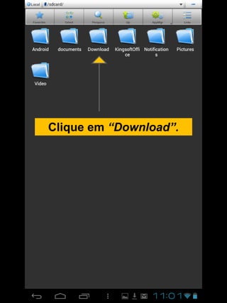 Clique em “Download”.
 