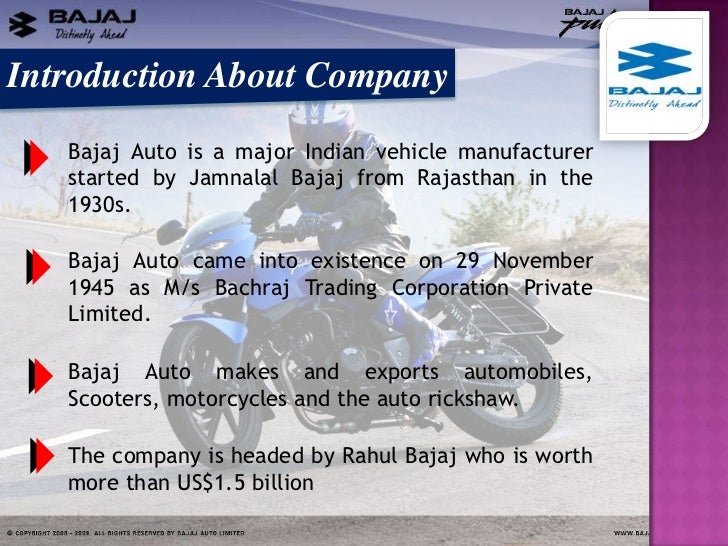 bajaj auto limited case study analysis bajaj auto limited case study analysis