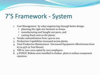 Bajaj 7 s framework by rakesh | PPTX