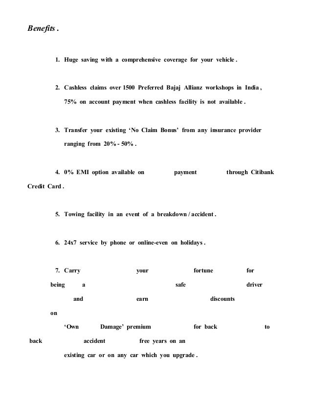 Two Wheeler Insurance Pdf Format Download