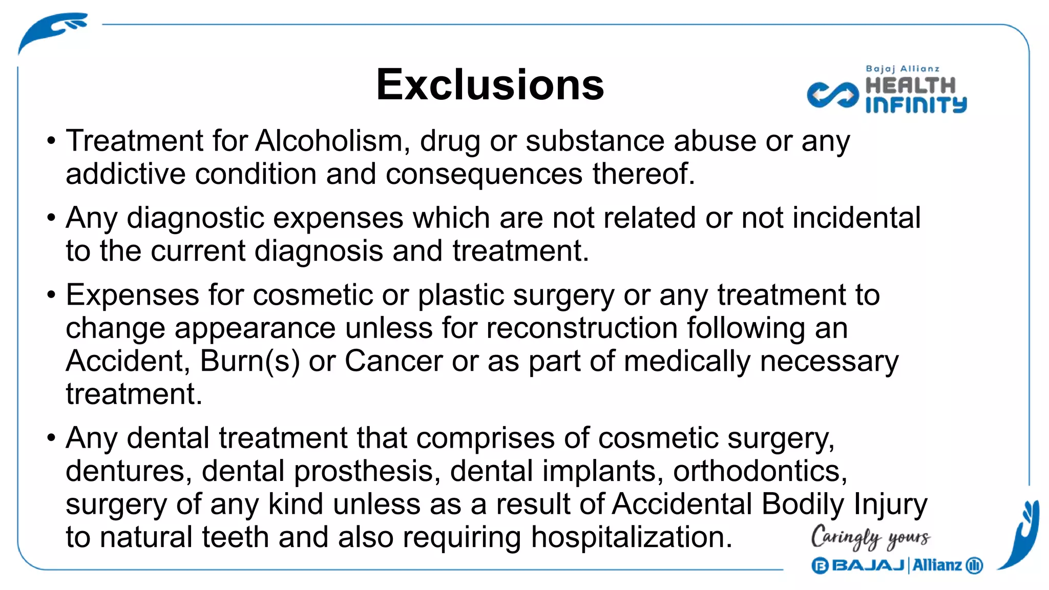 Health Infinity Plan - Bajaj Allianz | PPTX