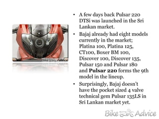 Bajaj pulsar 220 dtsi review