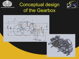 Conceptual design
of the Gearbox
 