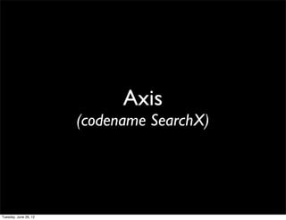 Axis
(codename SearchX)
 
