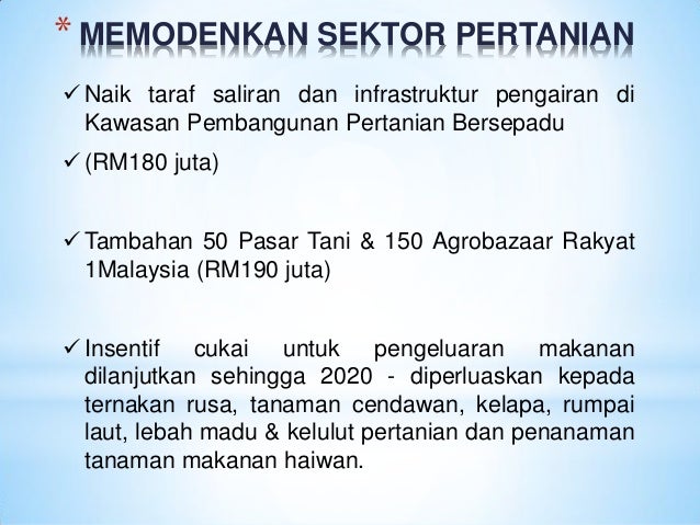 Bajet 2016 Mensejahterakan Kehidupan Rakyat