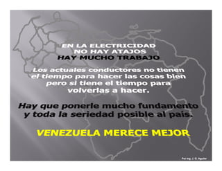 Por Ing. J. G. Aguilar
 