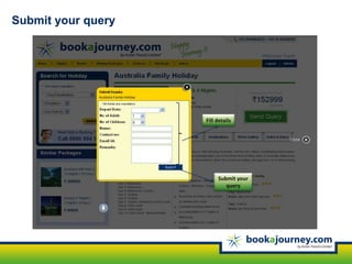 Submit your query
Fill details
Submit your
query
 