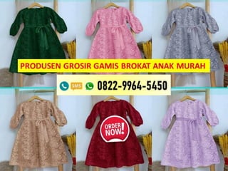 Baju Pesta Brokat Anak Lamongan Gresik, 