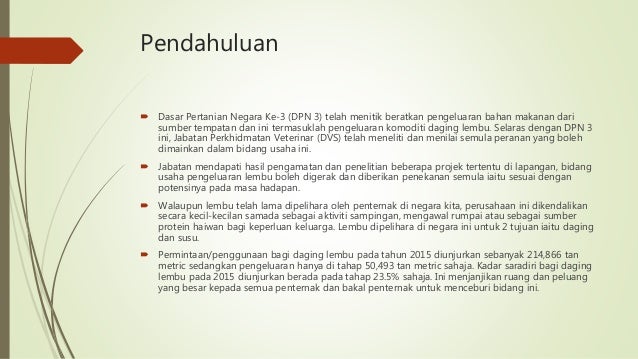 Ciri Ciri Lembu Tempatan Malaysia
