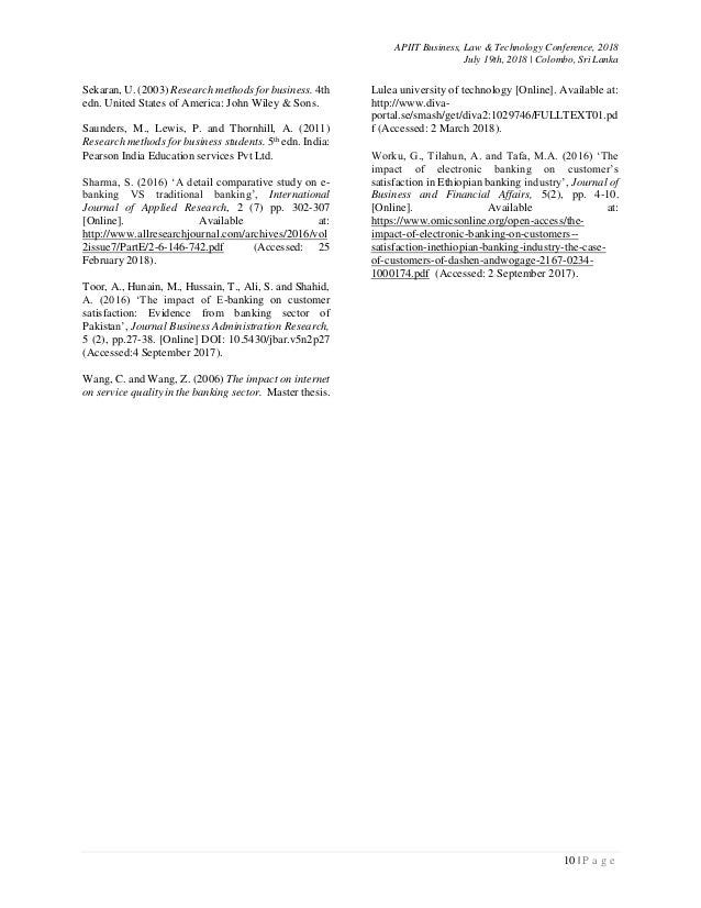 Thesis on customer satisfaction in banks