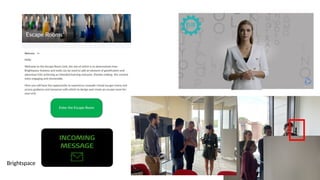 Setting the scene
Brightspace
 