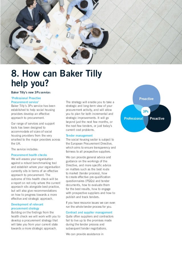 Baker Tilly procurement guide for Social Housing part of our VFM s…