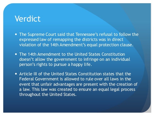 supreme court case baker v carr