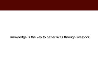 Livestock farming in developing countries: An essential resource