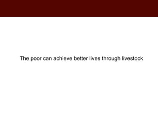 Livestock farming in developing countries: An essential resource