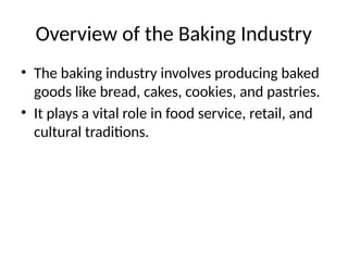 BAKERY OPERATION TERMS, TRENDS, INNOVATION.pptx