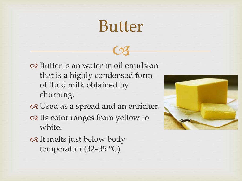 butter, margarine and lard comparison