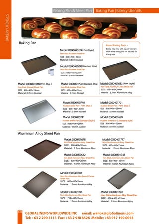 GLOBALINENS WORLDWIDE INC email: wailok@globalinens.com
Tel: +63 2 290 3113 Fax: +63 2 930 8526 Mobile: +63 917 190 0054
 