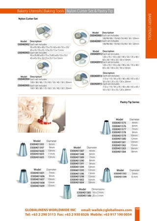 GLOBALINENS WORLDWIDE INC email: wailok@globalinens.com
Tel: +63 2 290 3113 Fax: +63 2 930 8526 Mobile: +63 917 190 0054
 