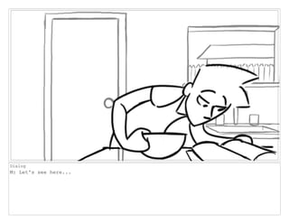 Dialog
M: Let's see here...
 