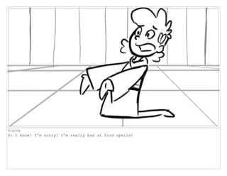 Dialog
S: I know! I'm sorry! I'm really bad at food spells!
 
