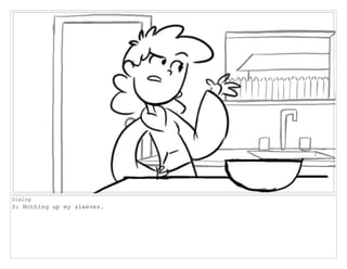 Dialog
S: Nothing up my sleeves.
 