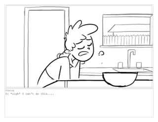 Dialog
S: *sigh* I can't do this....
 