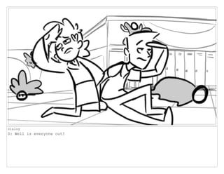 Dialog
S: Well is everyone out?
 