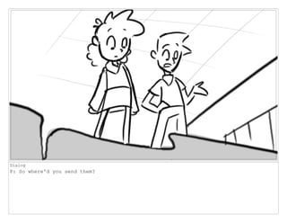 Dialog
P: So where'd you send them?
 