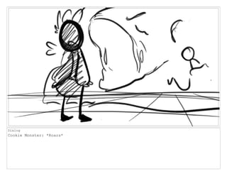 Dialog
Cookie Monster: *Roars*
 