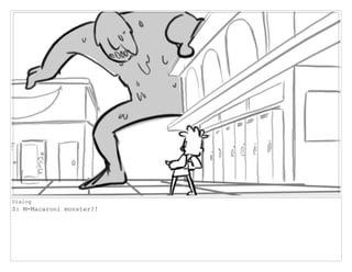 Dialog
S: M-Macaroni monster?!
 