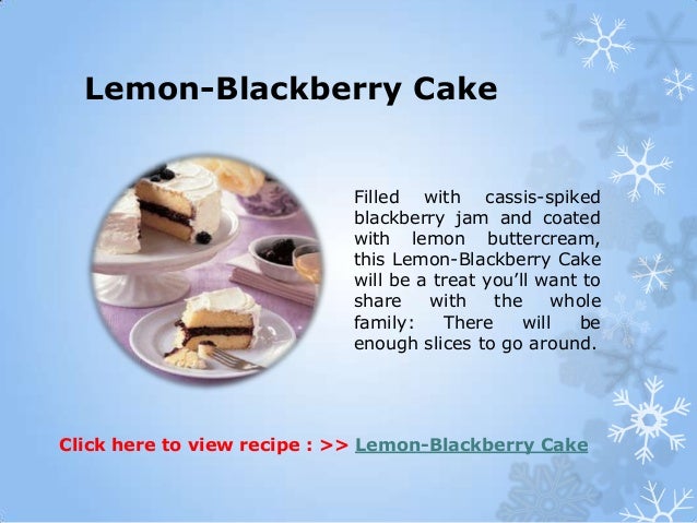 Lemon And Blackberry Cassis Jam Filled Cake Lemon And Blackberry Cassis Jam Filled Cake