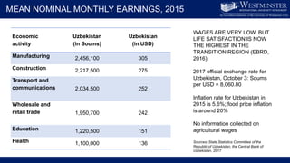 Migration, Employment, and Food Security in Central Asia: the case of Uzbekistan 