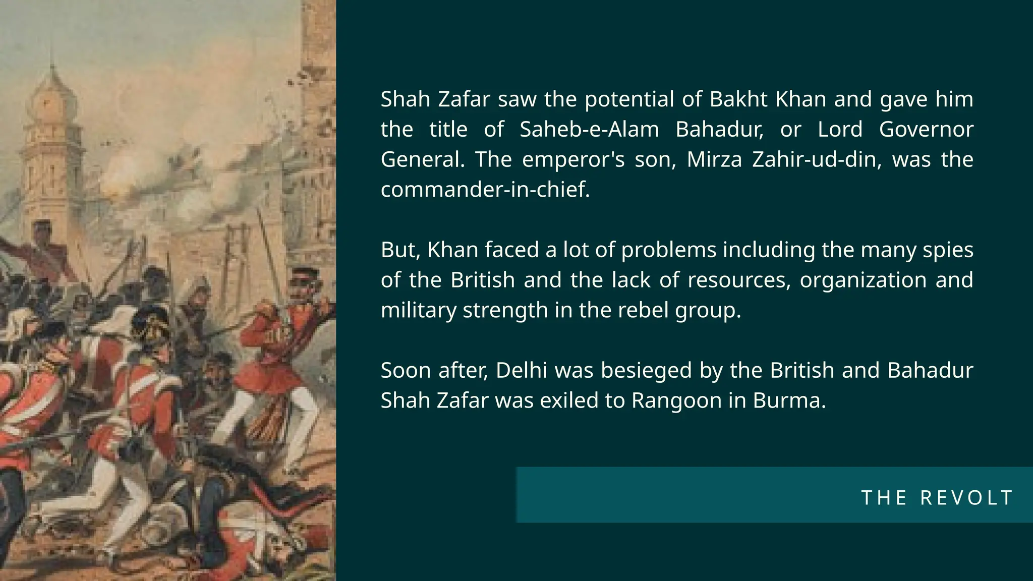 Bakht Khan - One of India's Freedom Fighter | PPTX