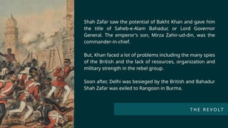 Bakht Khan - One of India's Freedom Fighter | PPTX