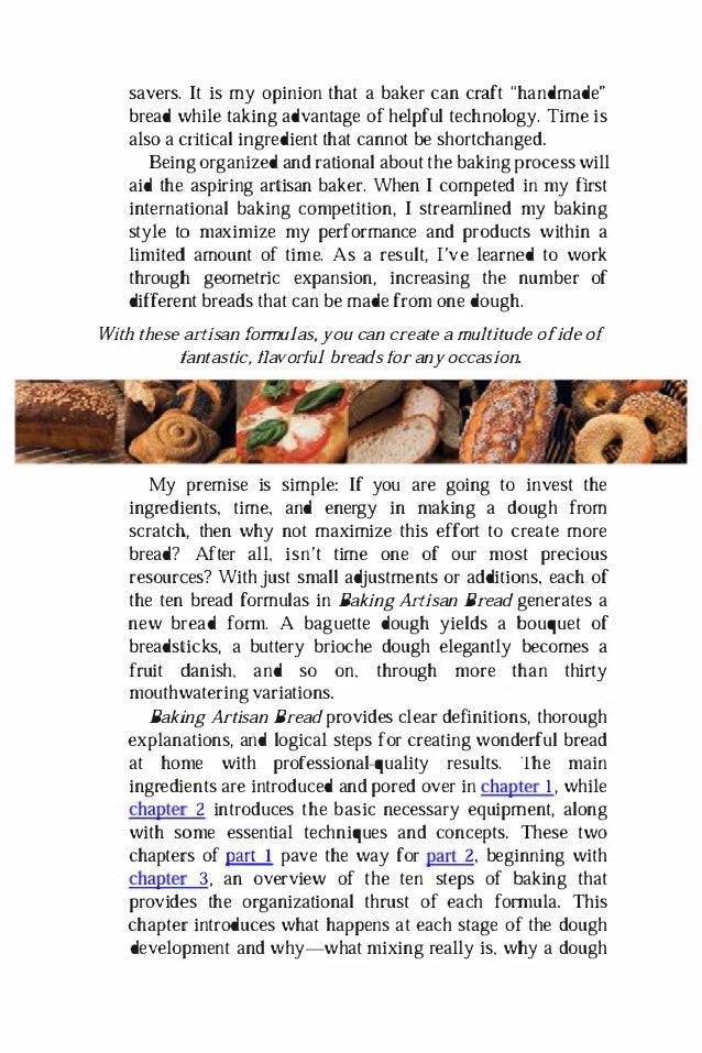 Baking artisan bread 10 expert formulas for baking better bread at