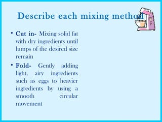 Baking flour mixture | PPT