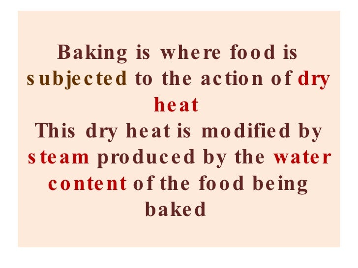 Baking