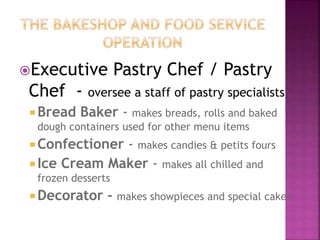 Baking & pastry production | PPTX