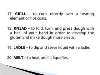 Interlarding Cooking Term BAKING TERMS_GRADE8_Technology and Livelihood Education.pptx