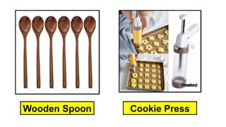 Wooden Spoon Cookie Press
 