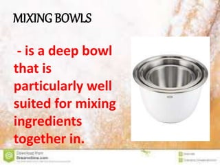 What Is a Mixing Bowl Used For?