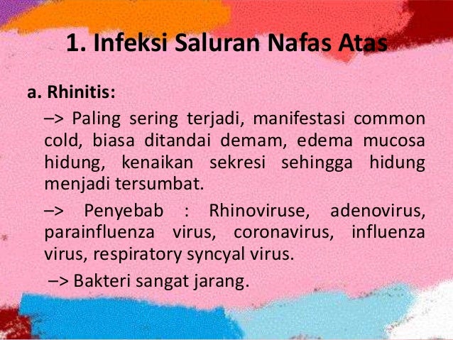 Bakteri Penyebab Infeksi Saluran Nafas