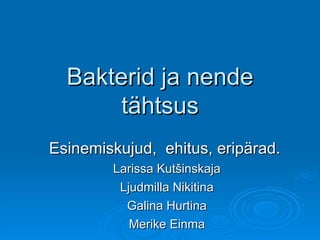 Bakterid | PPT