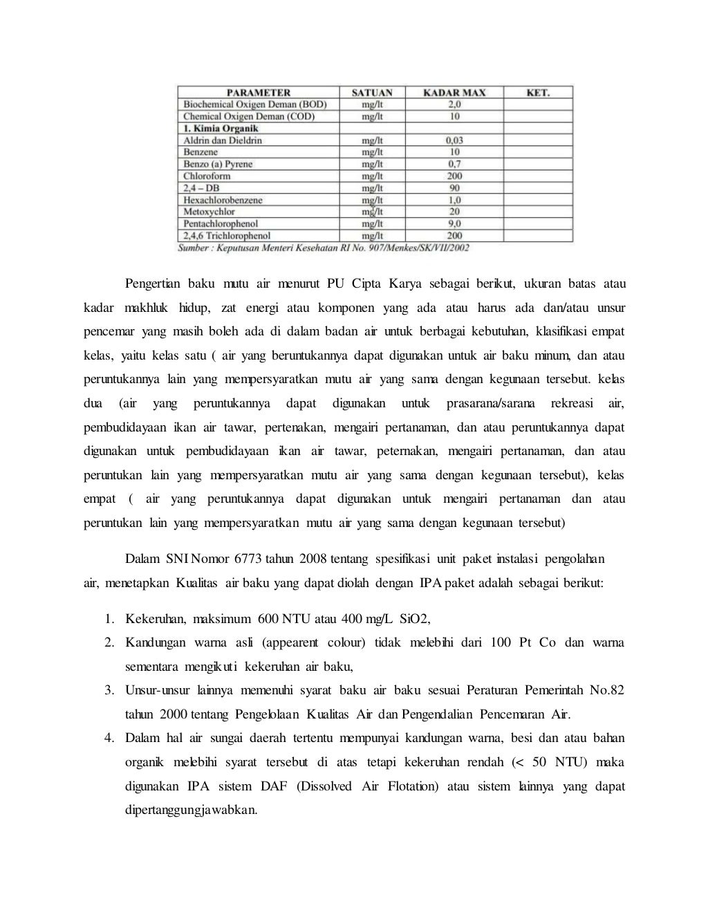 Baku mutu air, tanah, udara