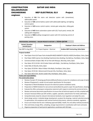 Bala electl engineer-cv | DOC