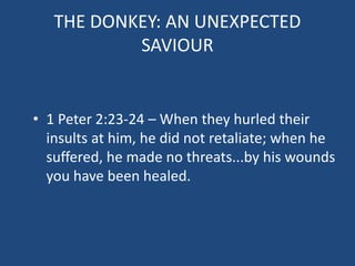 Num 22 Balaam and the donkey num 22 | PPTX